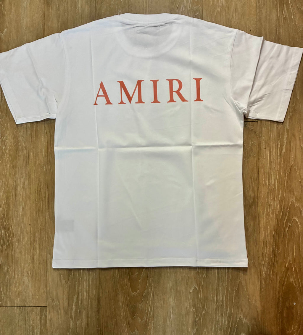 Amiri Pink/White